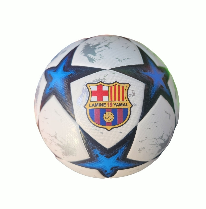 Футболна Топка Барселона Yamal Синя Шампинска Лига Ямин Ямал PRO