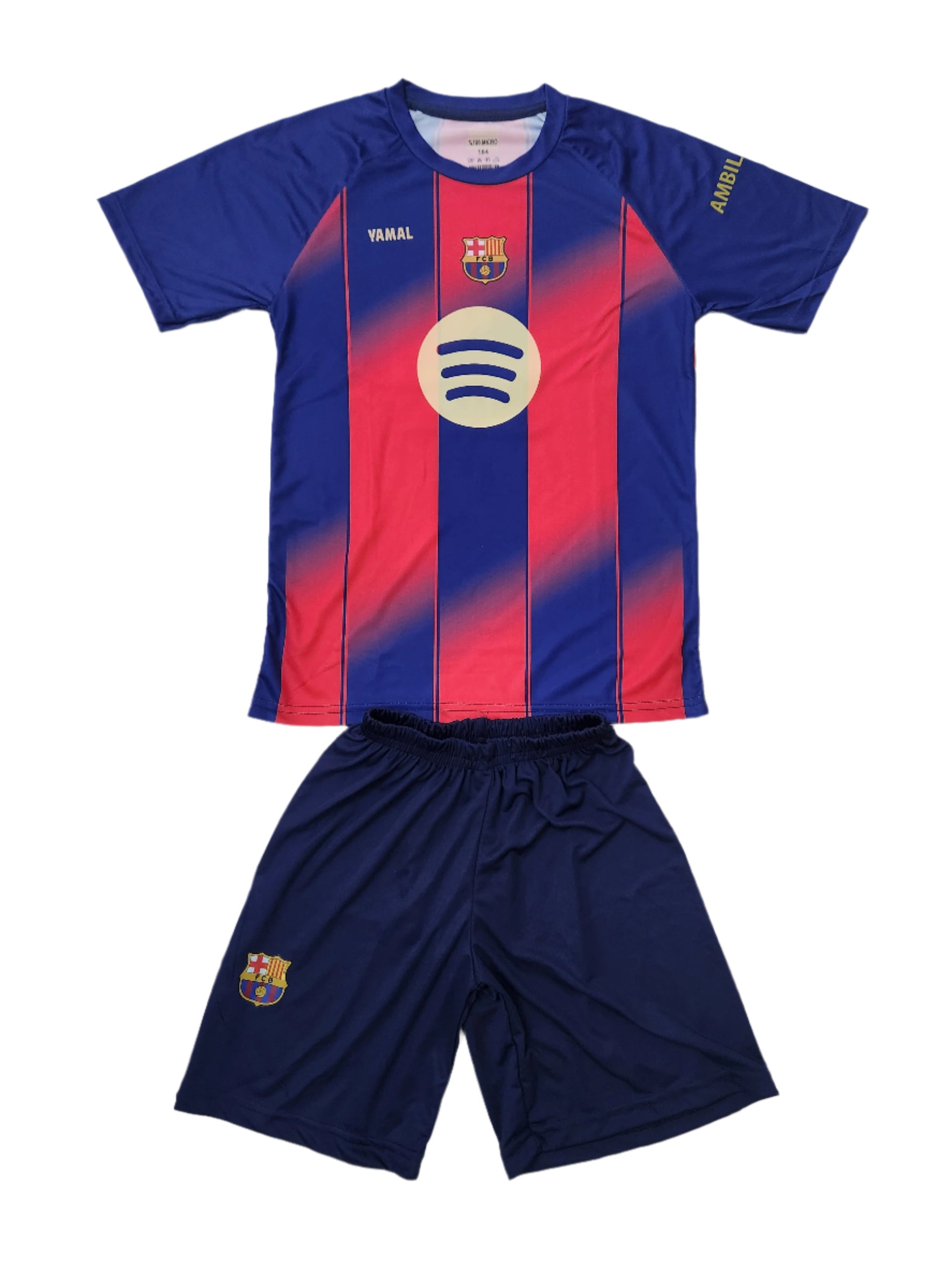 Детски спортен екип на Ламин Ямал 10 Барселона с Чорапи 2026 син Yamal Фенски