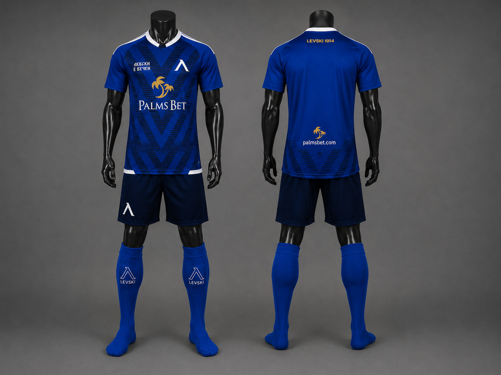 New season 26/27 Levski Sofia Детски спортен екип с чорапи Левски София Palms bet New