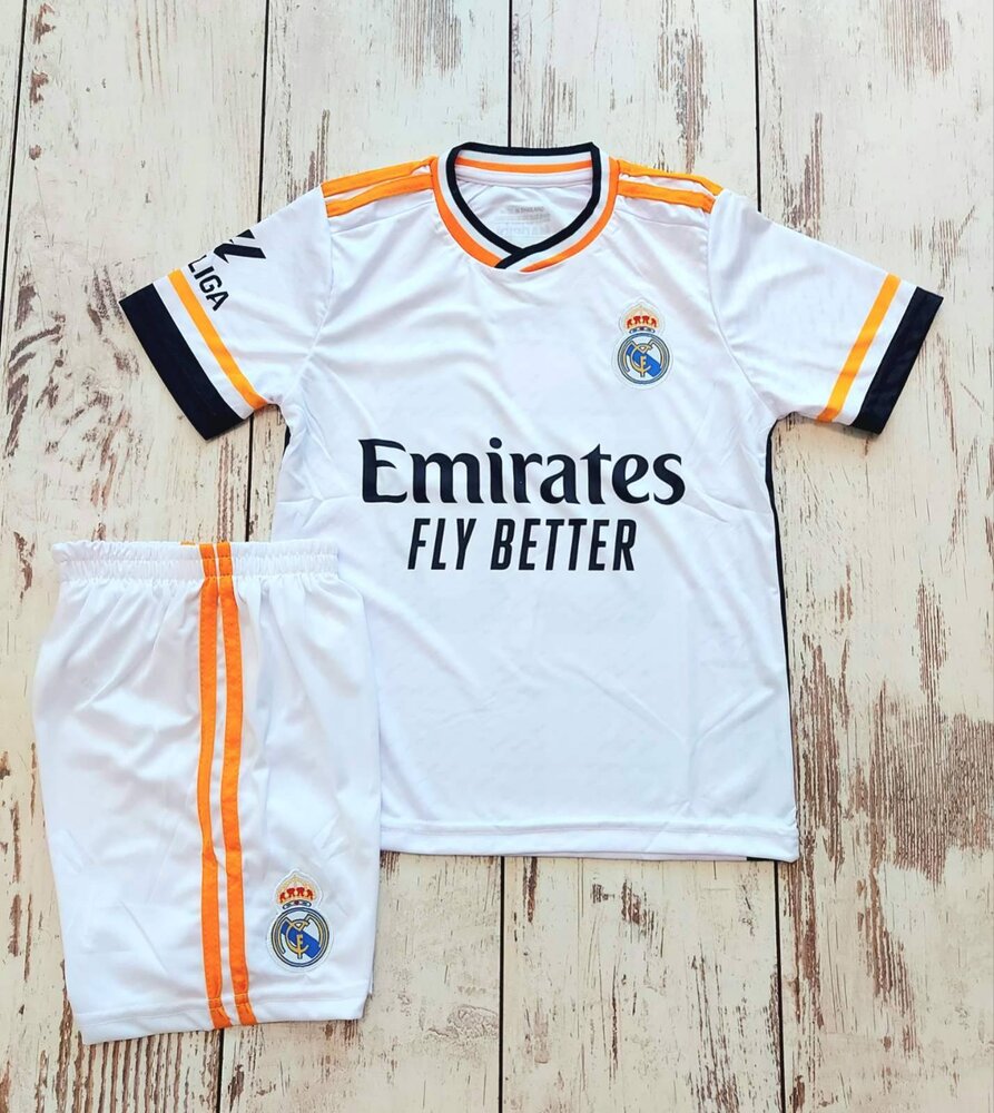 2025 Детски спортен екип на Джуд Белингам 5, футболен Bellingham REAL MADRID Бял 2024