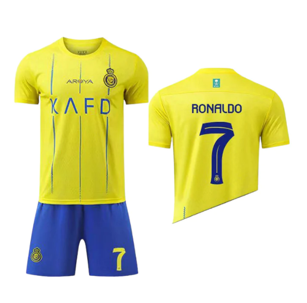 Оранжев Детски спортен екип на Роналдо 7, футболен RONALDO 2026 Португалия