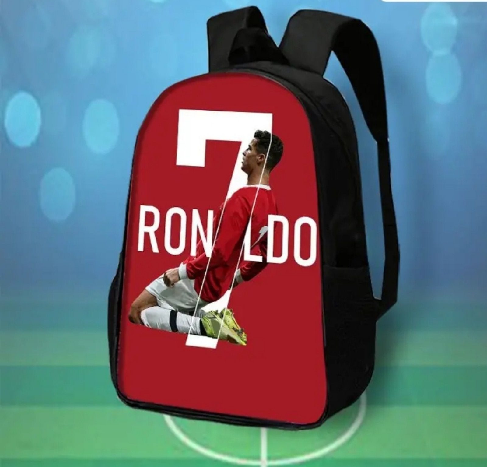 Футболна Ученическа Раница Lamine Yamal 19 RONALDO 7 детско Роналдо Червена