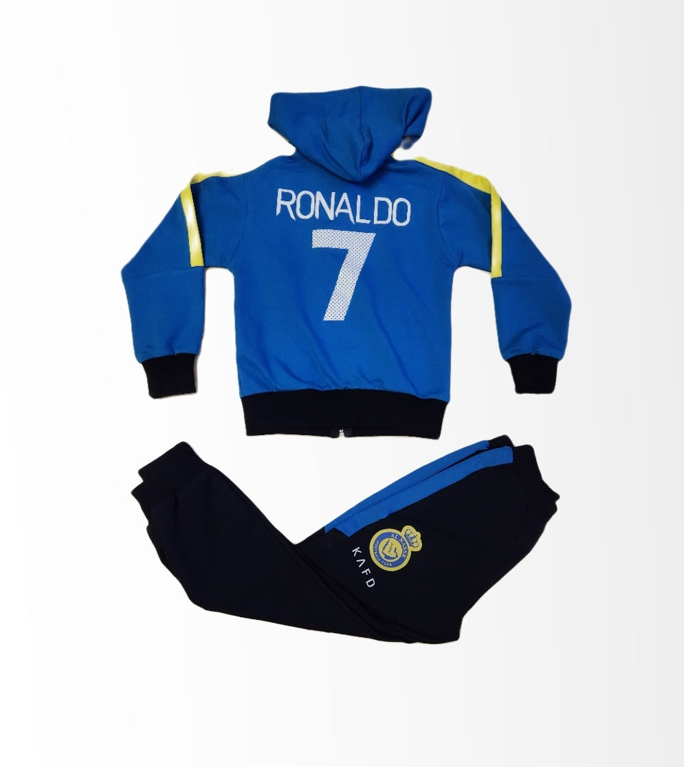 Детски спортен Анцуг на Ламин Ямал 19 Барселона с Блуза 2025 Роналдо, Меси, Мбапе