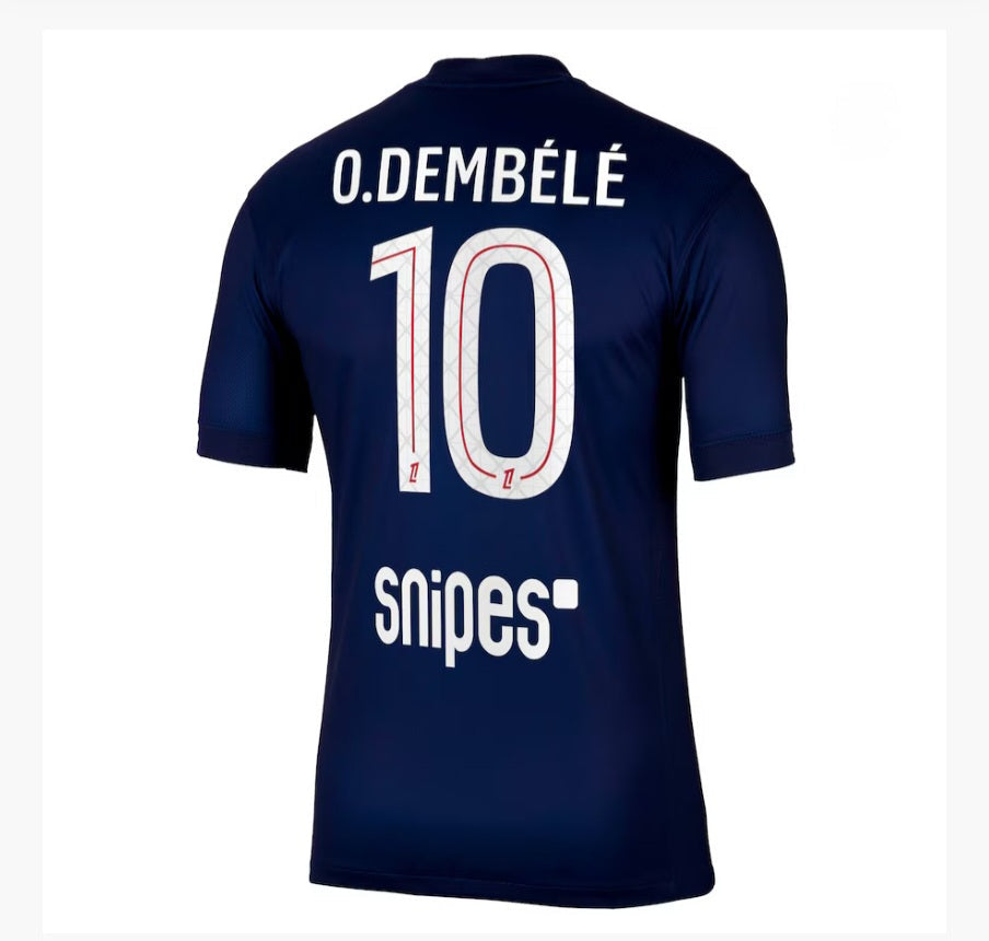 Детски спортен екип на Дембеле футболен Dembele PSG PARIS Син 2026