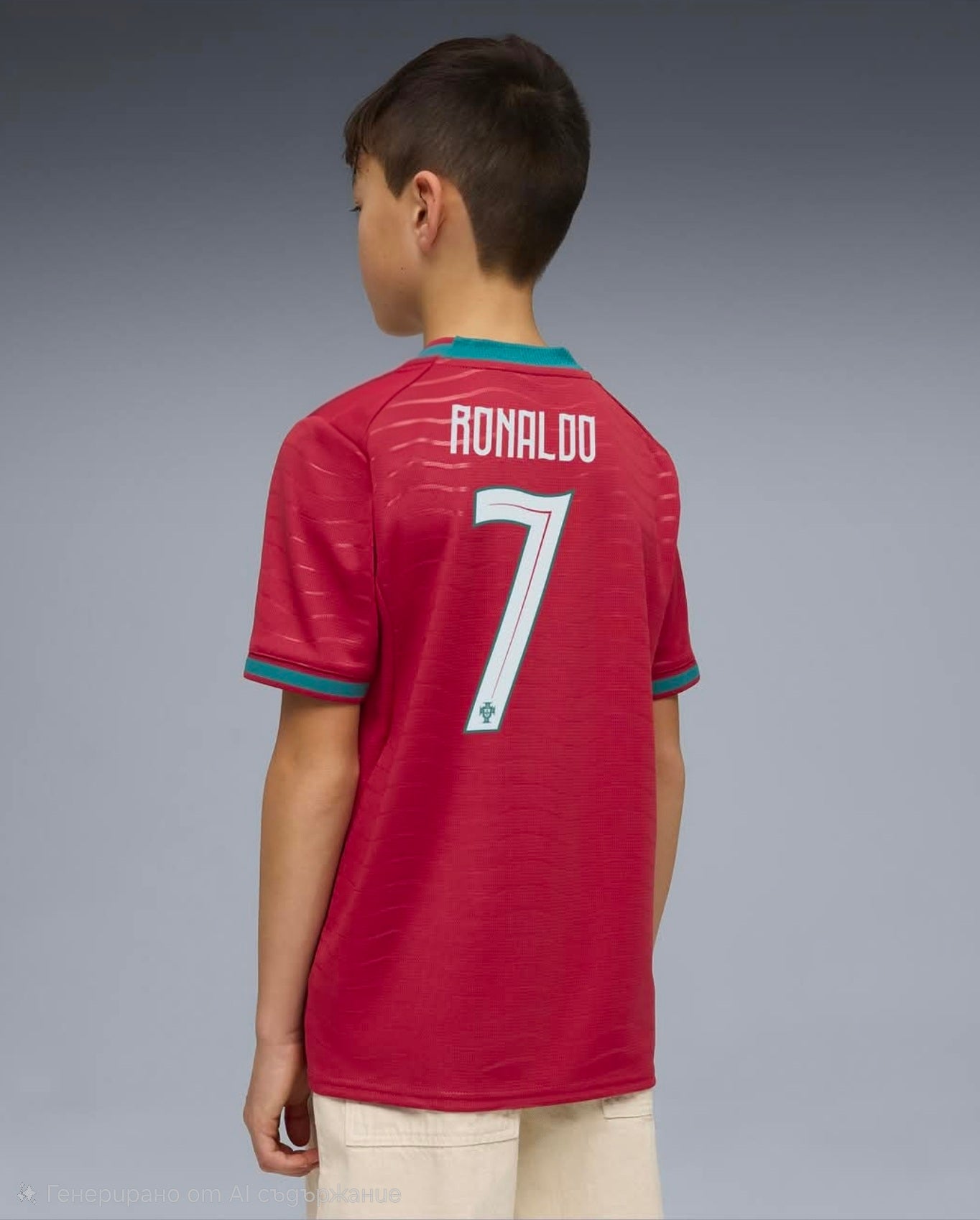2026 Мъжка Тениска на Роналдо 7  Португалия RONALDO Червена световно