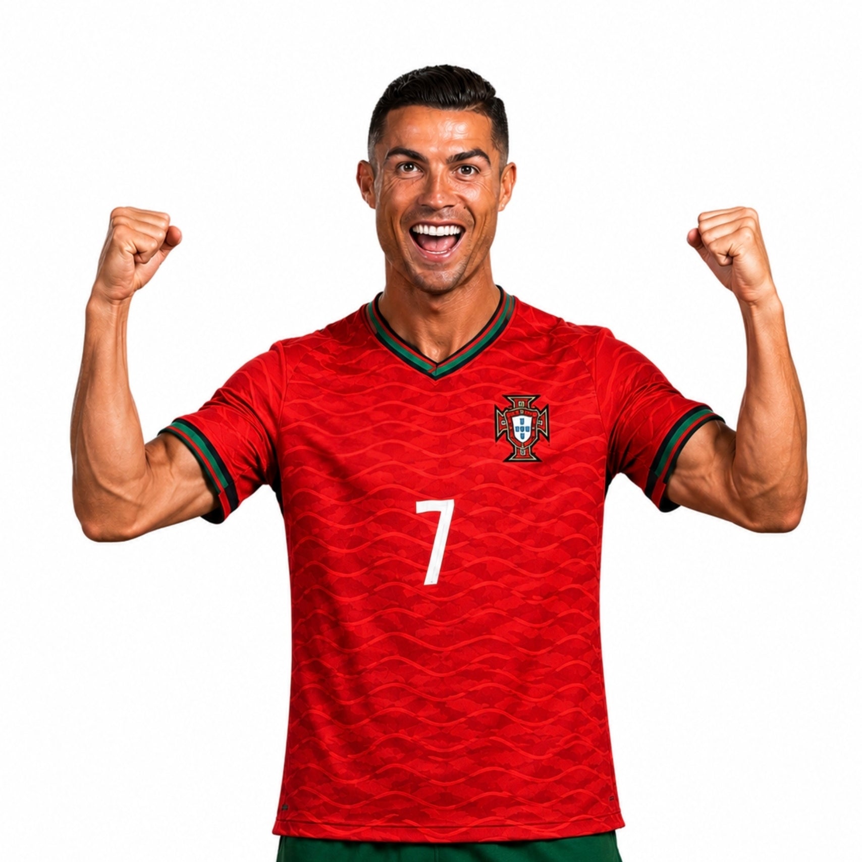 2026 Мъжка Тениска на Роналдо 7  Португалия RONALDO Червена световно