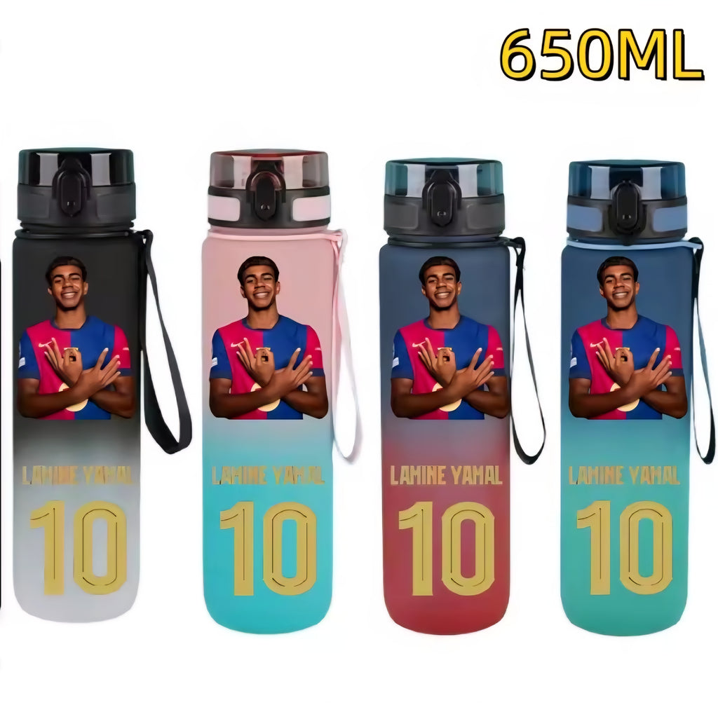 Футболна Бутилка за вода Спортна YAMAL MESSI RONALDO 7 детско