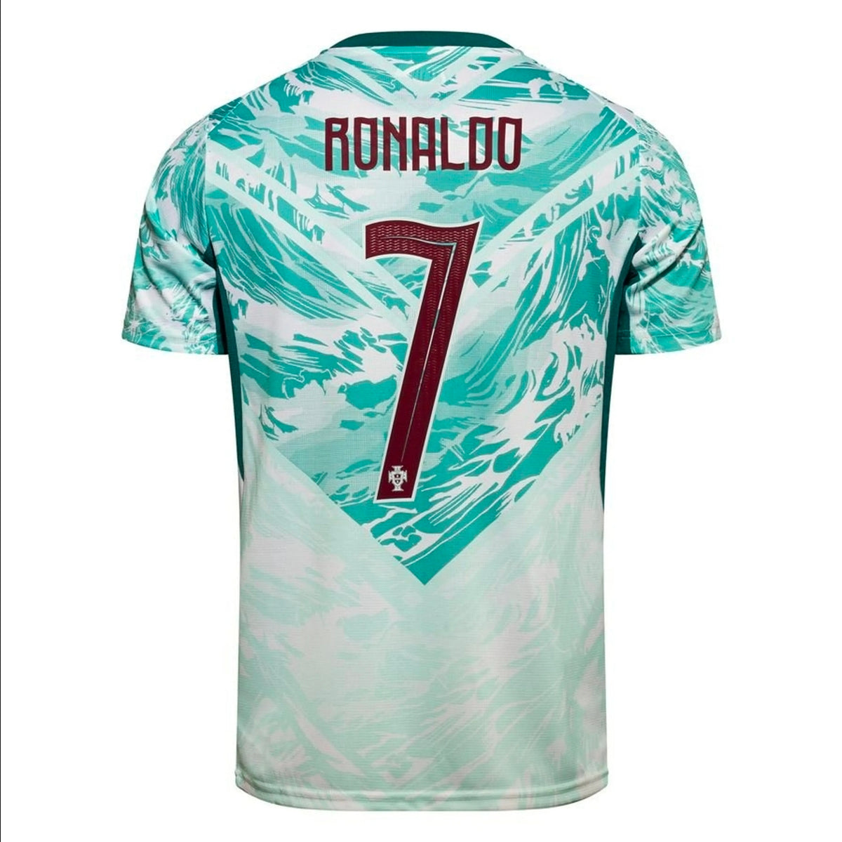2026 Мъжка Тениска на Роналдо 7  Португалия RONALDO Бяла световно