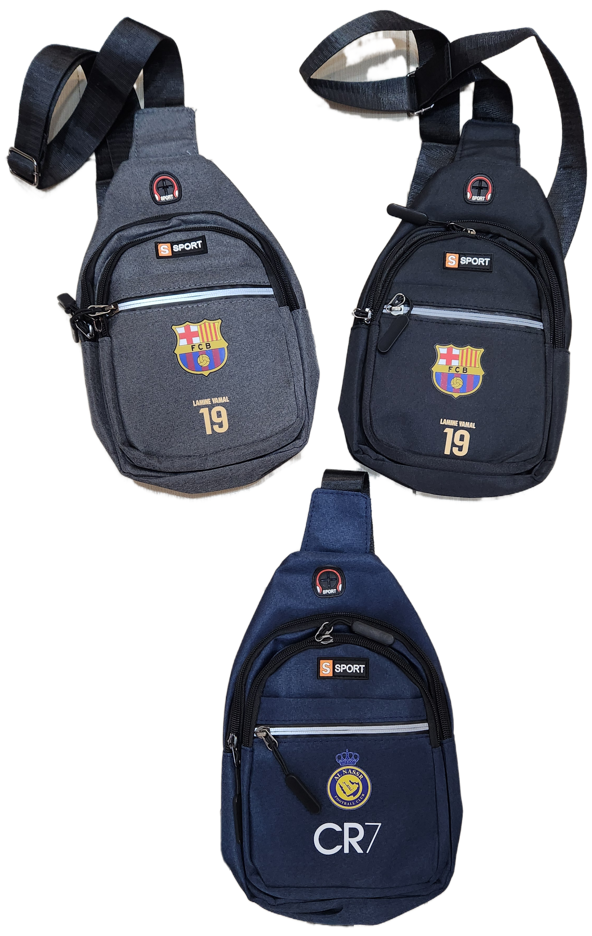 Футболни Чантички CR7 Ronaldo and Yamal 19 През рамо