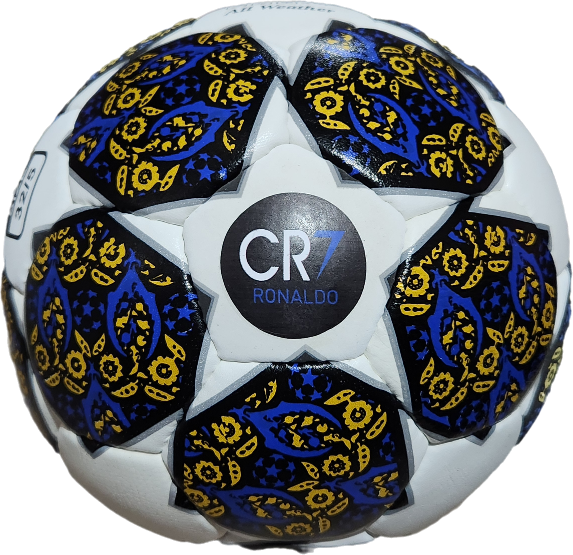 Футболна Топка CR7 RONALDO / Роналдо 2025г Бяла Световно първенство