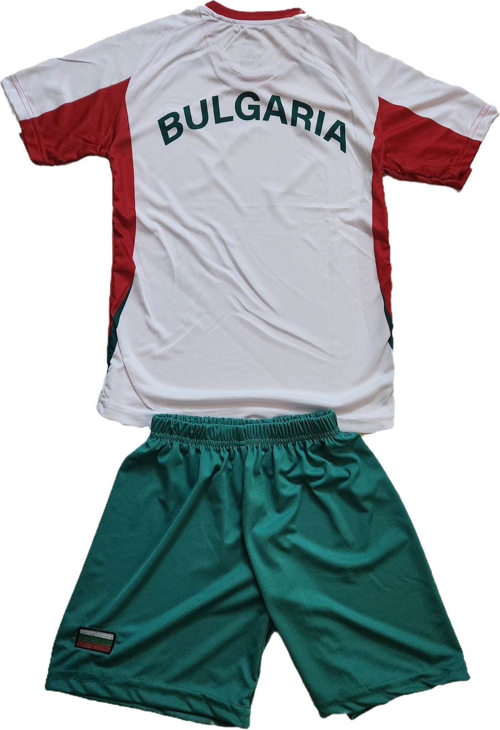 Детски спортен екип на СТОИЧКОВ 8 България Bulgaria STOICHKOV, Бял цвят 25г