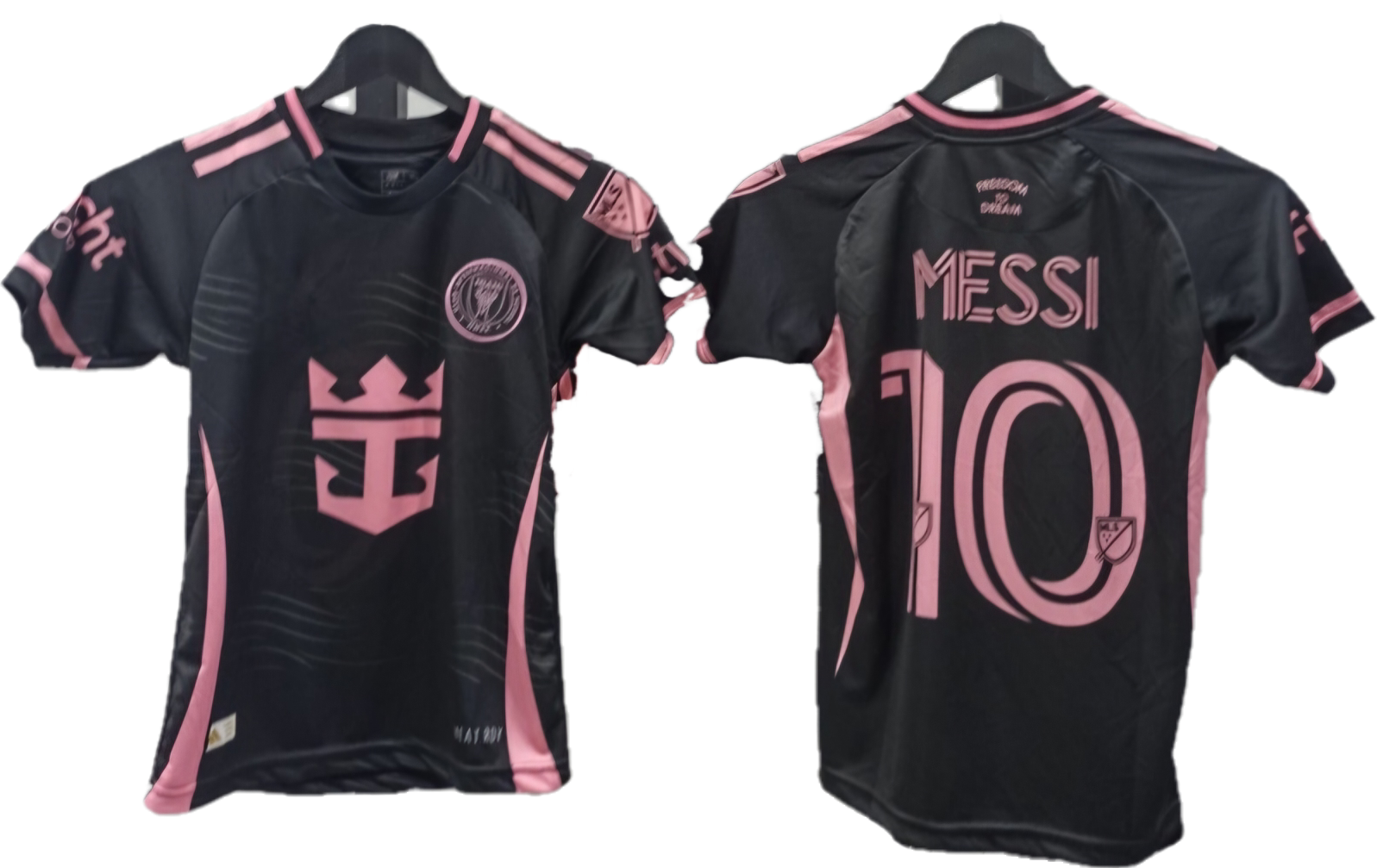 2025 Детски спортен екип на Меси 10 с чорапи, футболен MESSI Бял Интер