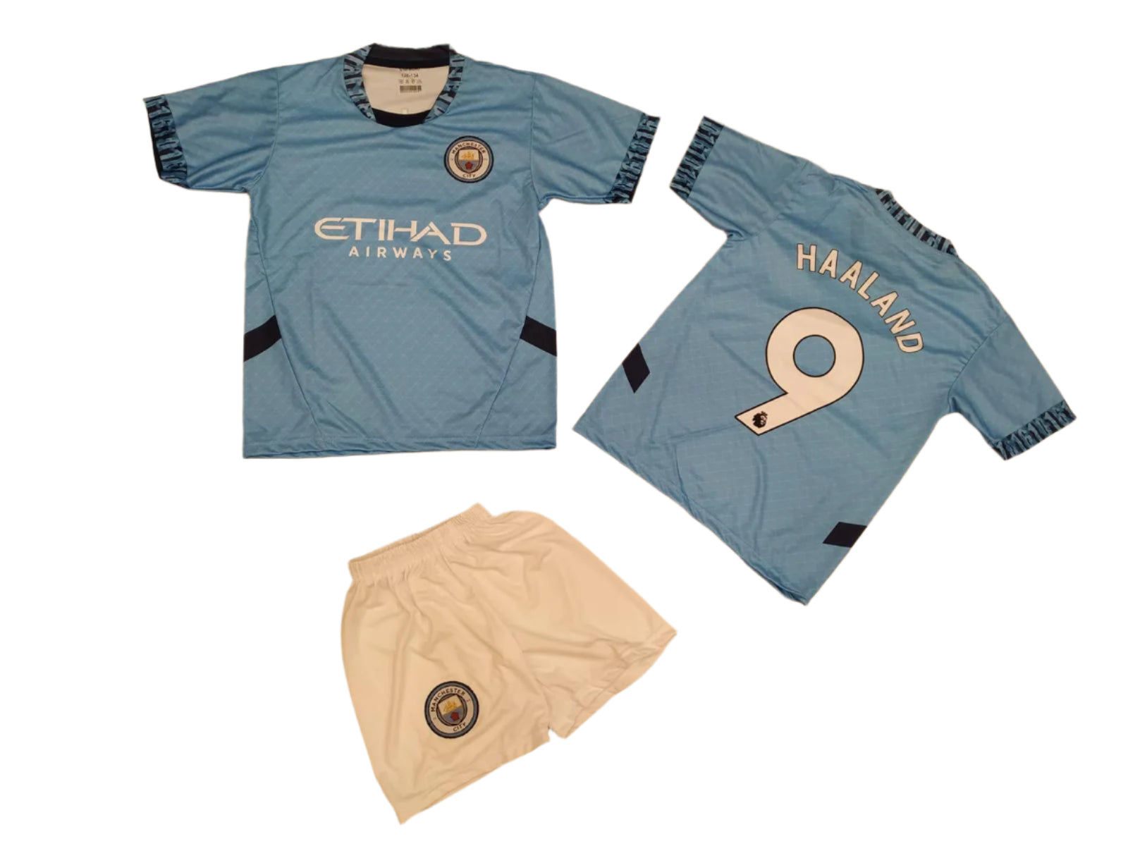 Детски спортен екип на HAALAND 9 с Калци, футболен 2025 Манчестър Сити Холанд