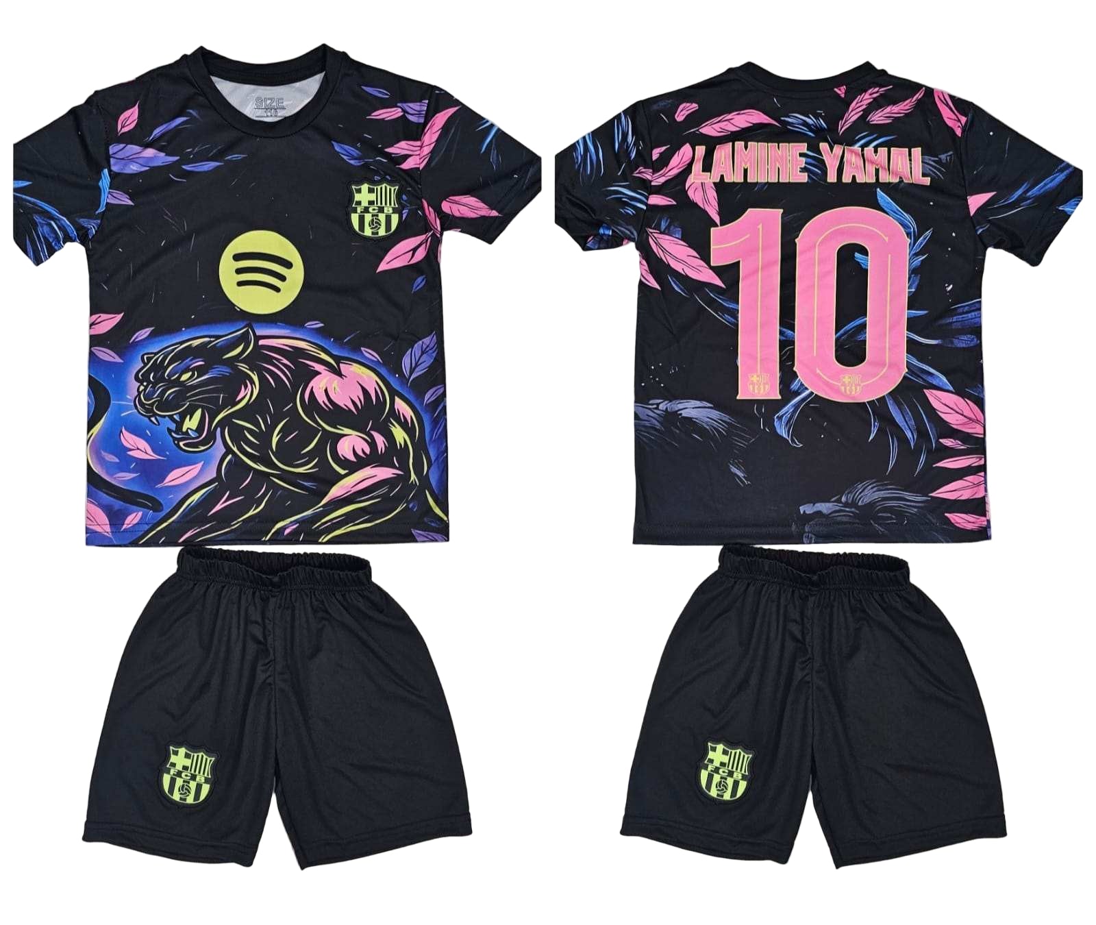 Детски спортен екип на Ламин Ямал 10 Барселона с Чорапи 2026 син Yamal Фенски