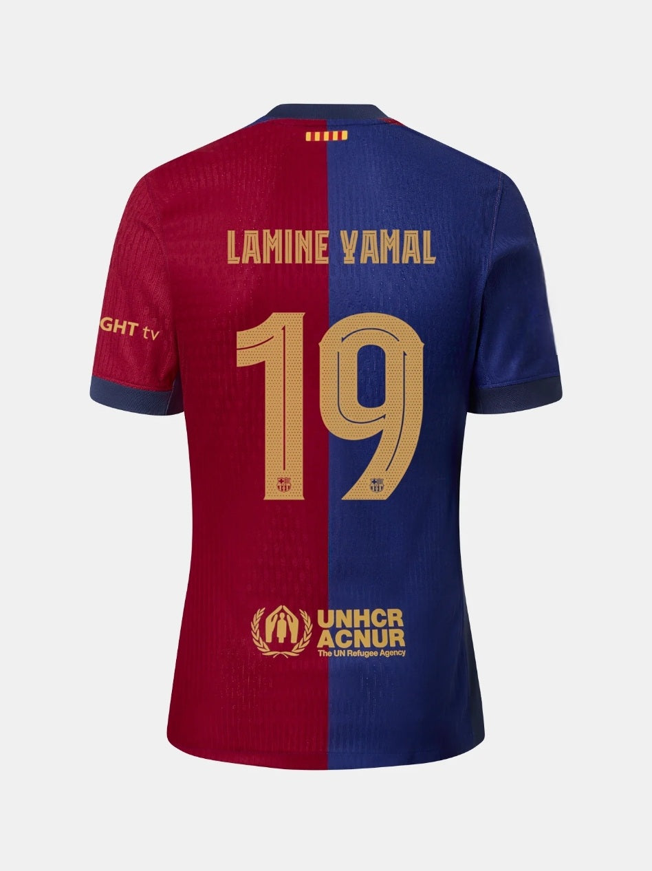 Детски спортен екип на Ламин Ямал 19 Испания с Чорапи 2025 Жълт SPAIN Lamil YAMAL