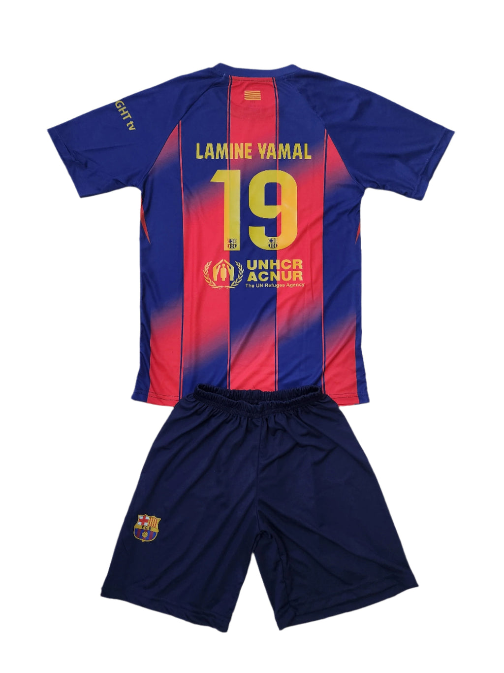 Детски спортен екип на Ламин Ямал 10 Барселона с Чорапи 2026 син Yamal Фенски