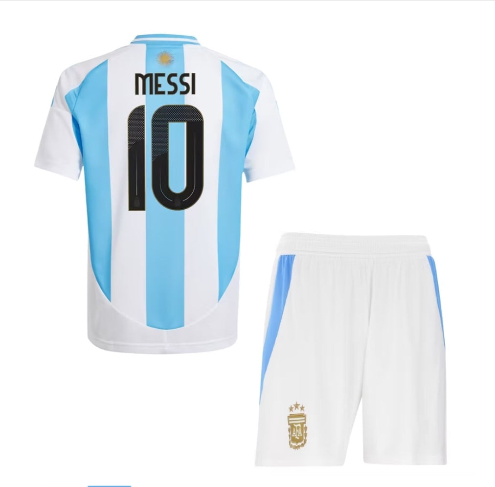 Детски спортен екип на Меси Аржентина с Чорапи, футболен MESSI ARGENTINA 10 Син 2025