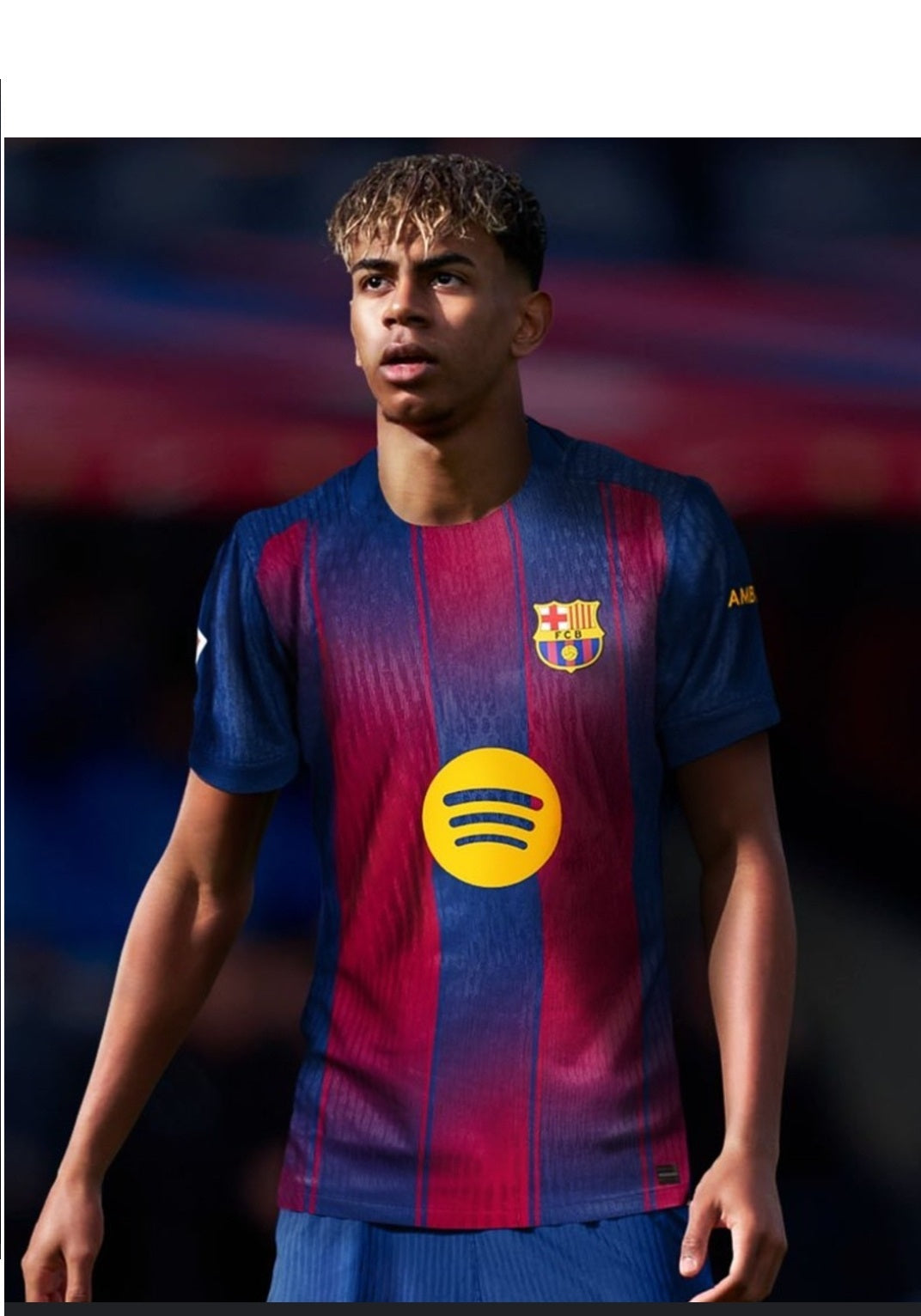 Детски футболен екип на Ламин Ямал 19, 2026 Барселона Червен Син Lamine Yamal