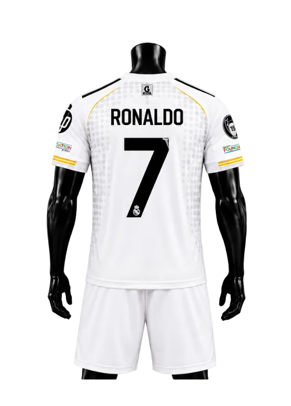 New CR7 Детски футболен спортен екип с Чорапи на Реал Мадрид 7 Ronaldo Роналдо