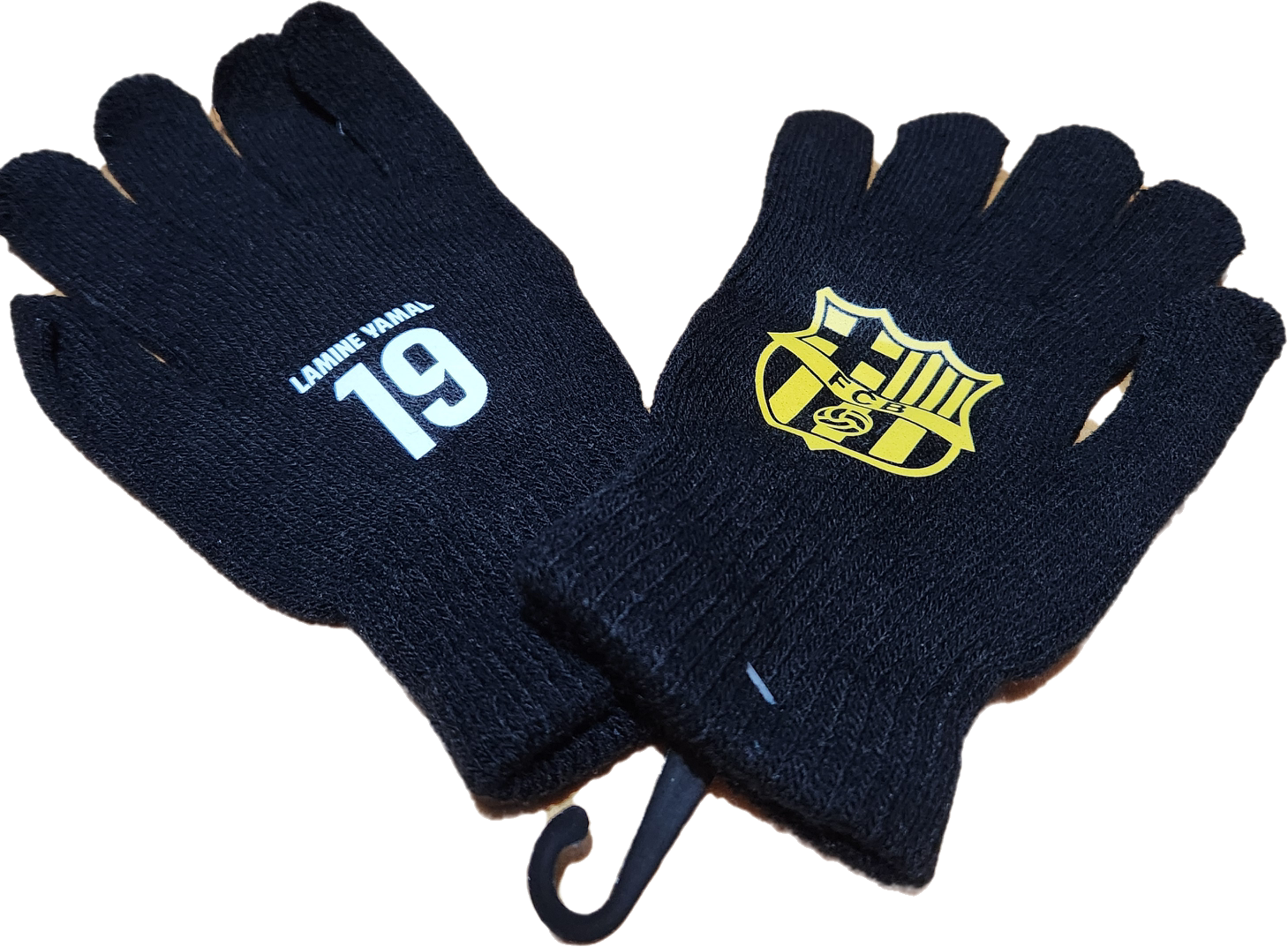 Ямин Ямал Спортни Зимни Ръкавици на YAMAL Барселона Черно