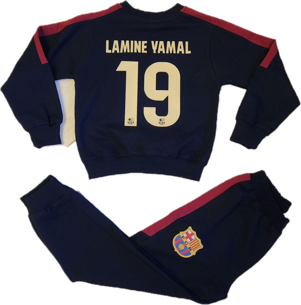 Детски спортен комплект Real Madrid Mbappe 9 с Блуза Бял Кант Мбапе