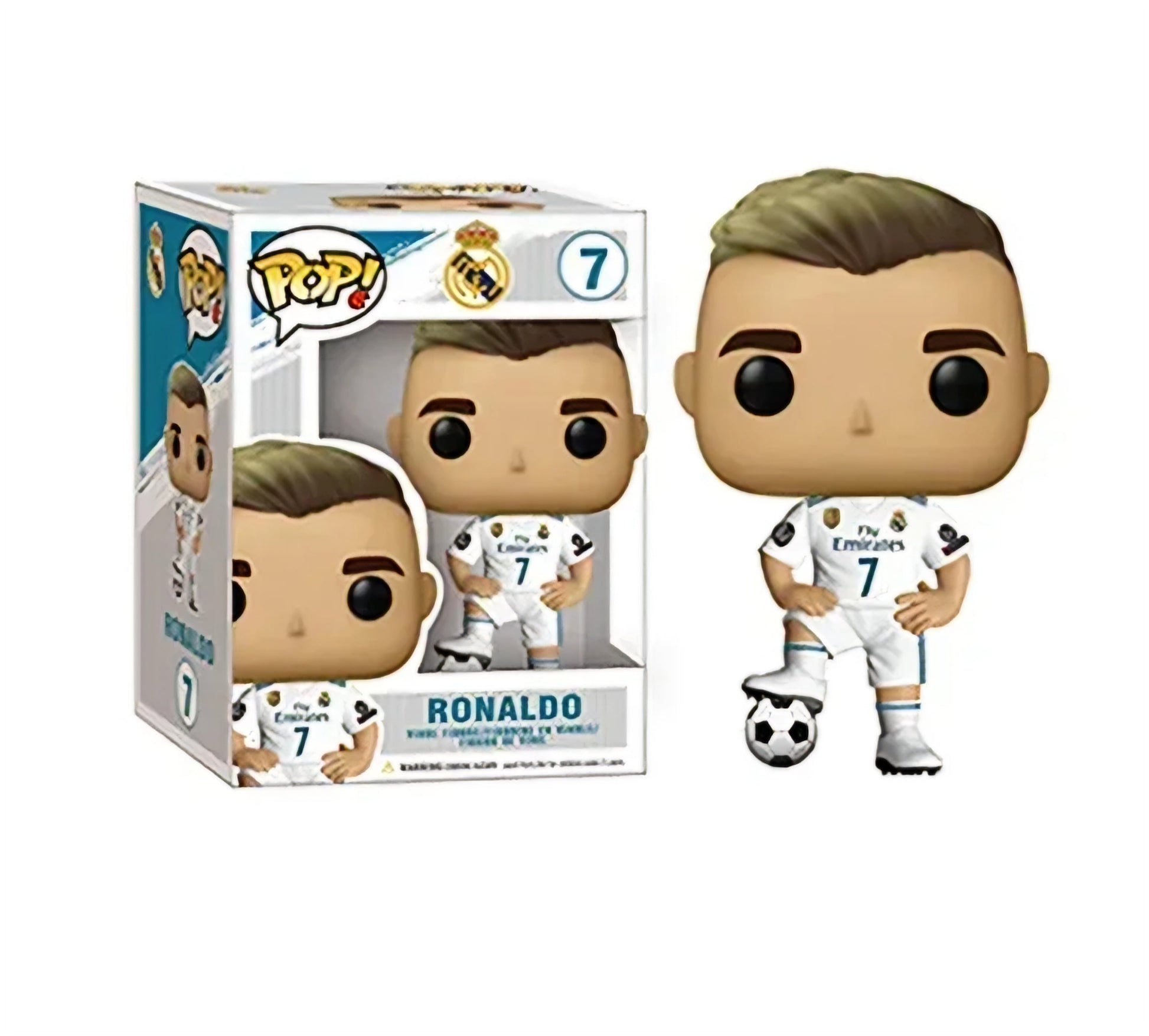 Фигурка играчка на Роналдо Португалия 12см Футбол кукла с кутия фенски