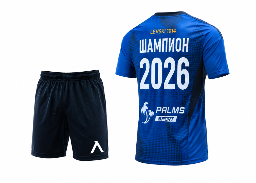 Детски спортен Комплект на ЛЕВСКИ София ПАЛМС 25/26г, футболен LEVSKI CHAMPION