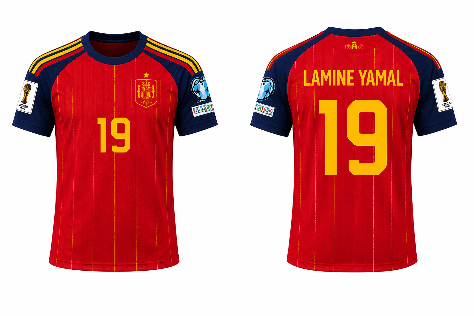 Мъжка Тениска на Ямал Испания Lamine Yamal
