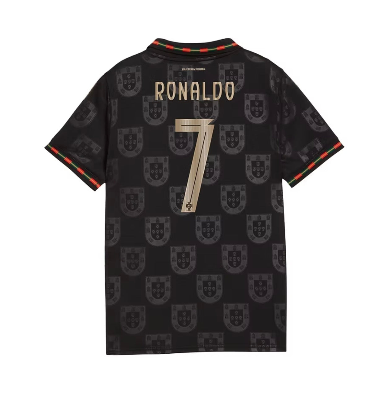 Португалия Световно CR7 Детски спортен екип на Роналдо 7,  Черен 26
