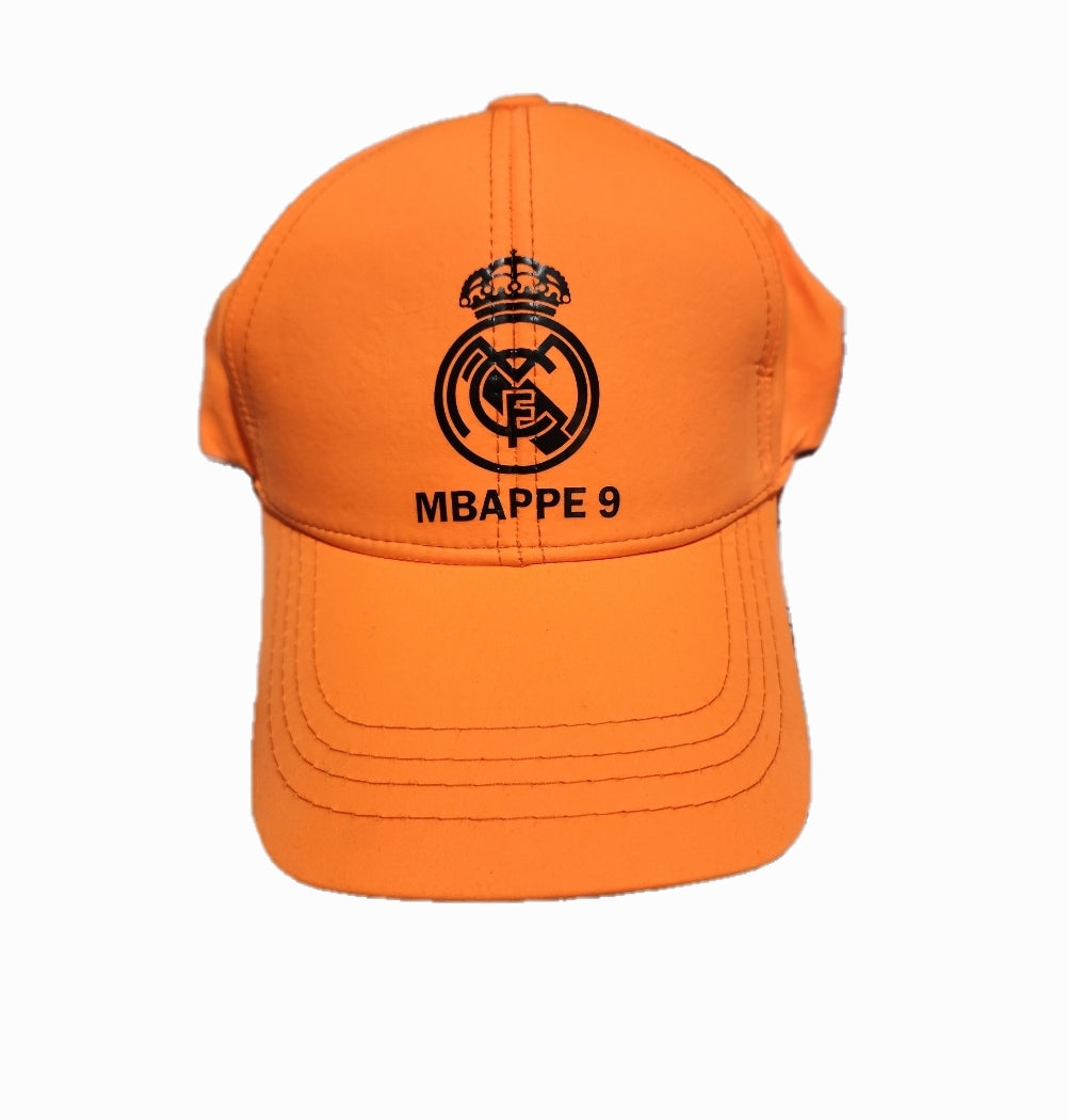 Спортна шапка с козирка Мбапе 9, Футболна на Реал Мадрид синя