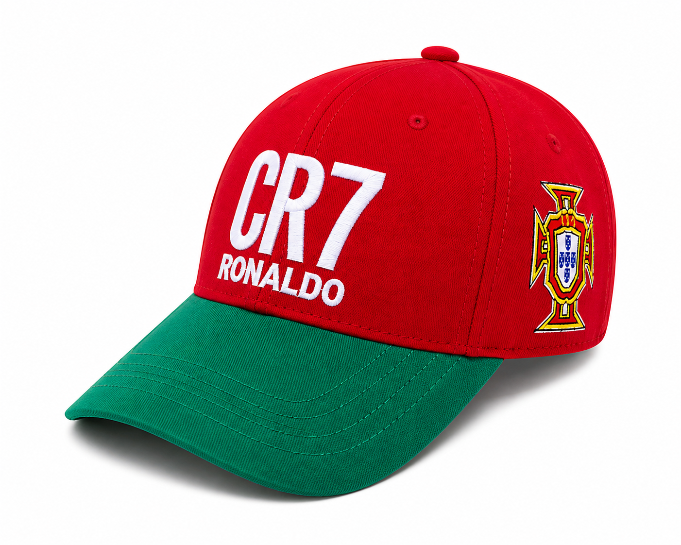 CR7 Спортна шапка с козирка, Футбoлна на Роналдо, PORTUGAL Зелен CR7