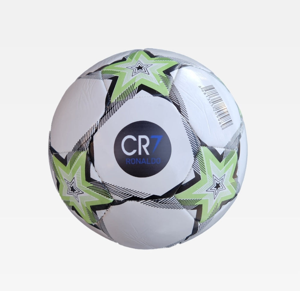 Футболна Топка на CR7 Роналдо 2025г Зелена  Размер 5, Шита