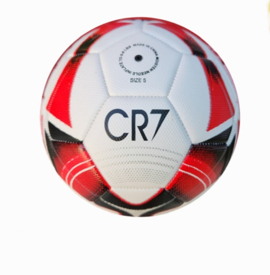 Футболна Топка на CR7 Роналдо 2025г Звезда ШЛ Лилава Размер 5, Шита