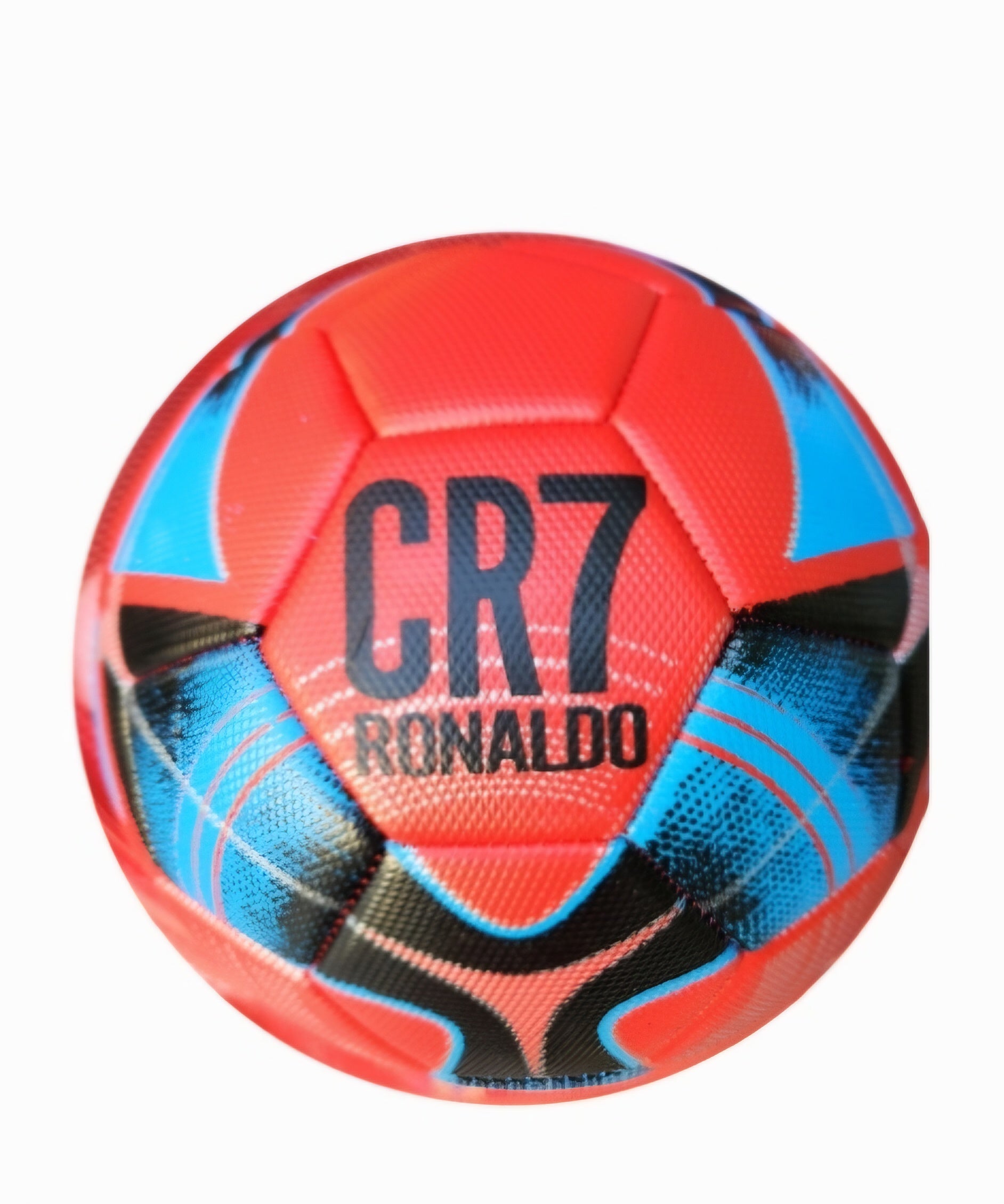 Футболна Топка на CR7 Роналдо 2025г Синя CR7 Размер 5, Шита