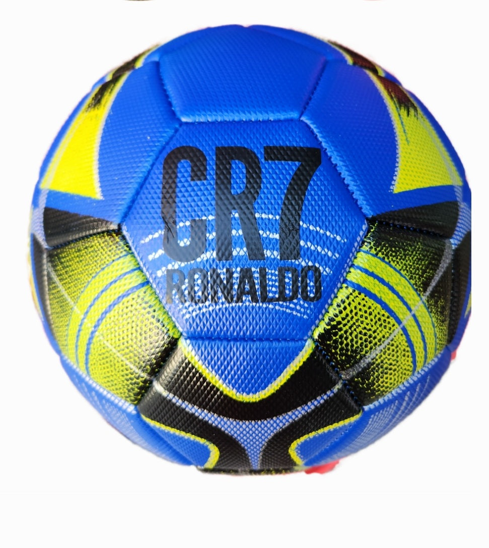 Футболна Топка на CR7 Роналдо 2025г Звезда ШЛ Червена Размер 5, Шита