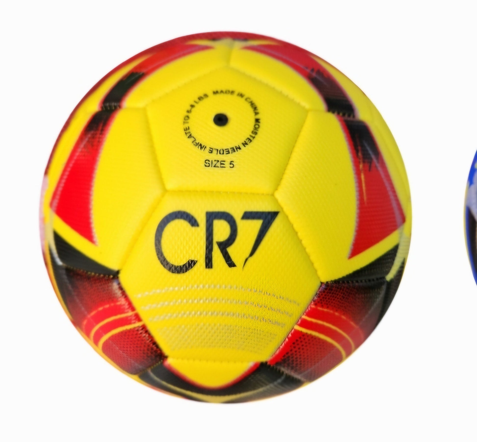 Футболна Топка на CR7 Роналдо 2025г Синя CR7 Размер 5, Шита