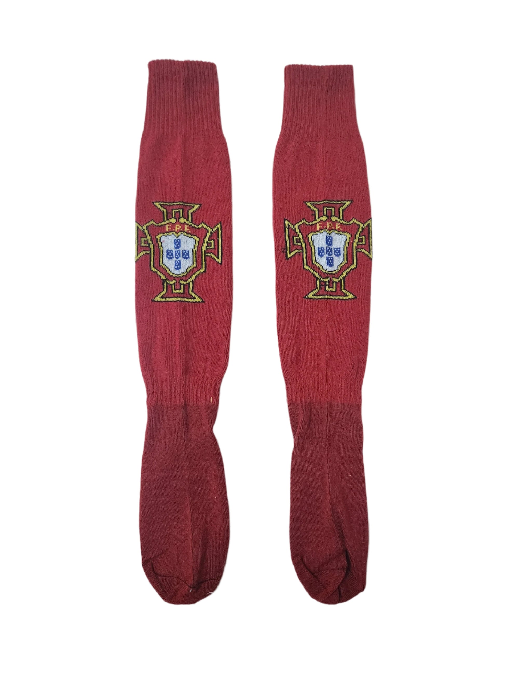 Детски футболни калци, чорапи червени Португалия CR7 Роналдо
