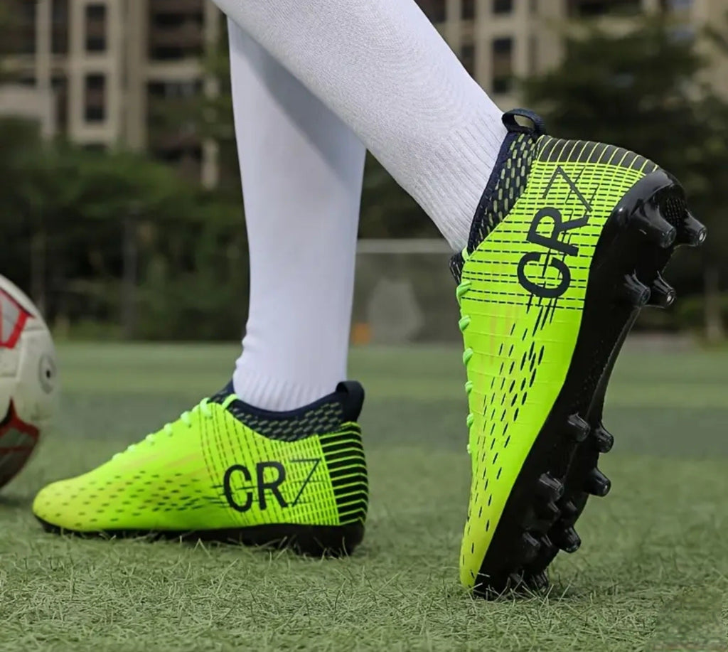 CR7 Кристиано Роналдо футболни Бутони детско | Калеври за футбол Жълт