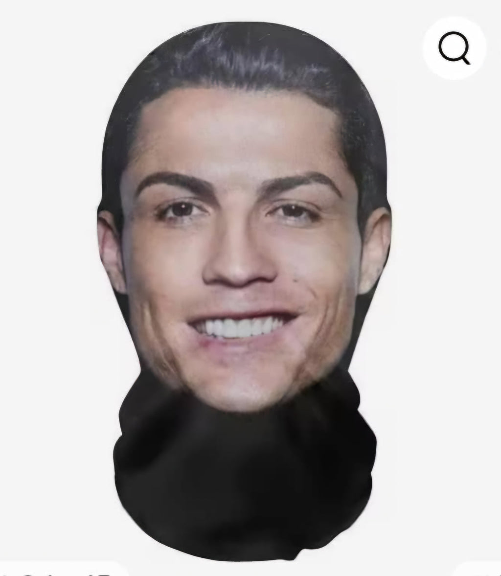 Футболна Маска за лице RONALDO 7 детско  Messi