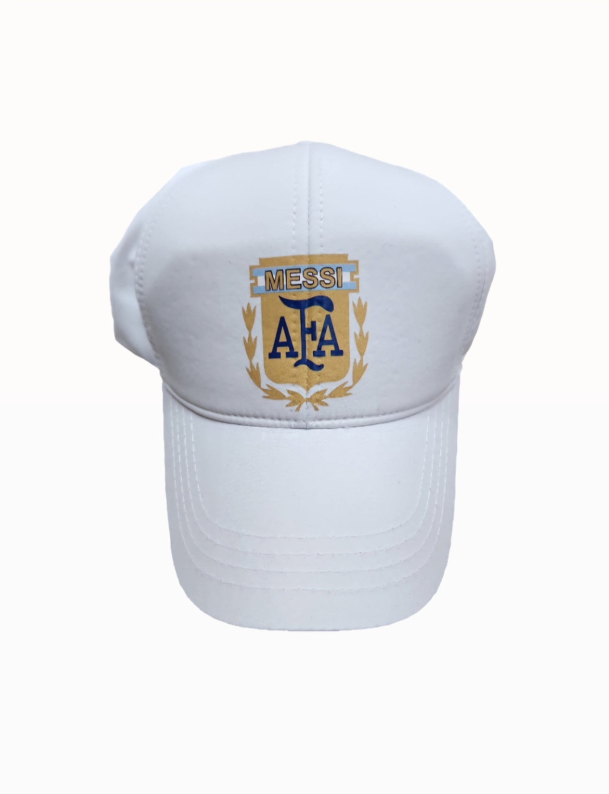 Спортна шапка с козирка Аржентина, Футбoлна на Меси Бяла