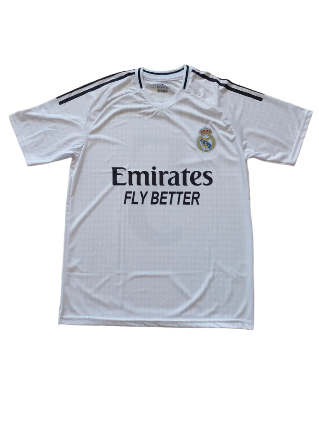Мъжка Тениска на Мбаппе 9 Реал Мадрид Бяла MBAPPE