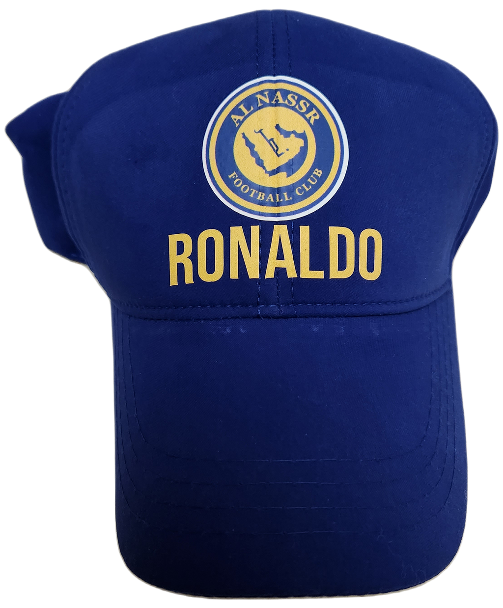 CR7 Спортна шапка с козирка AL NASSR, Футбoлна на Роналдо, Синя RONALDO