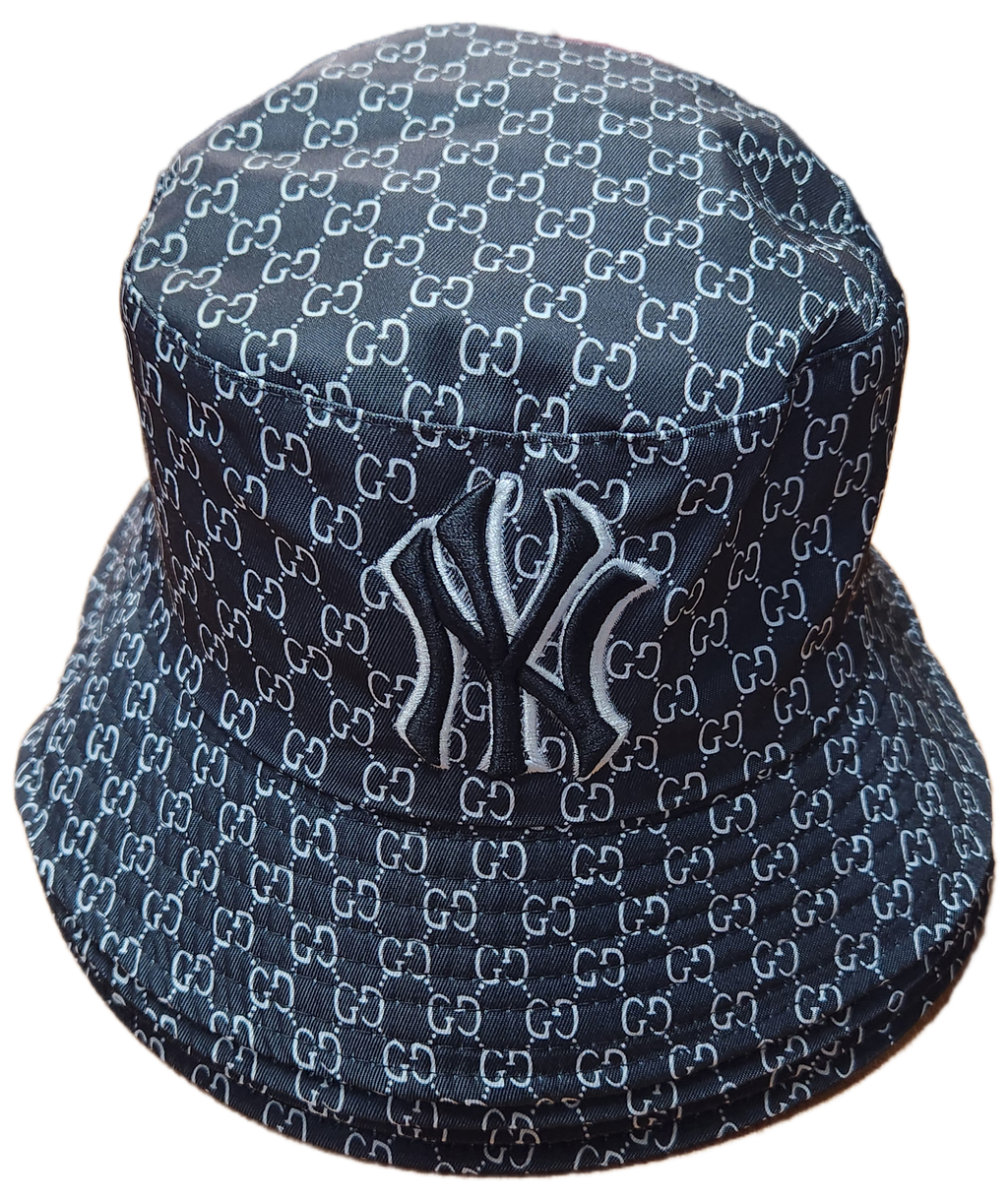 Мъжка шапка Черна NEW YORK 2025г Летен памучен модел двулицева