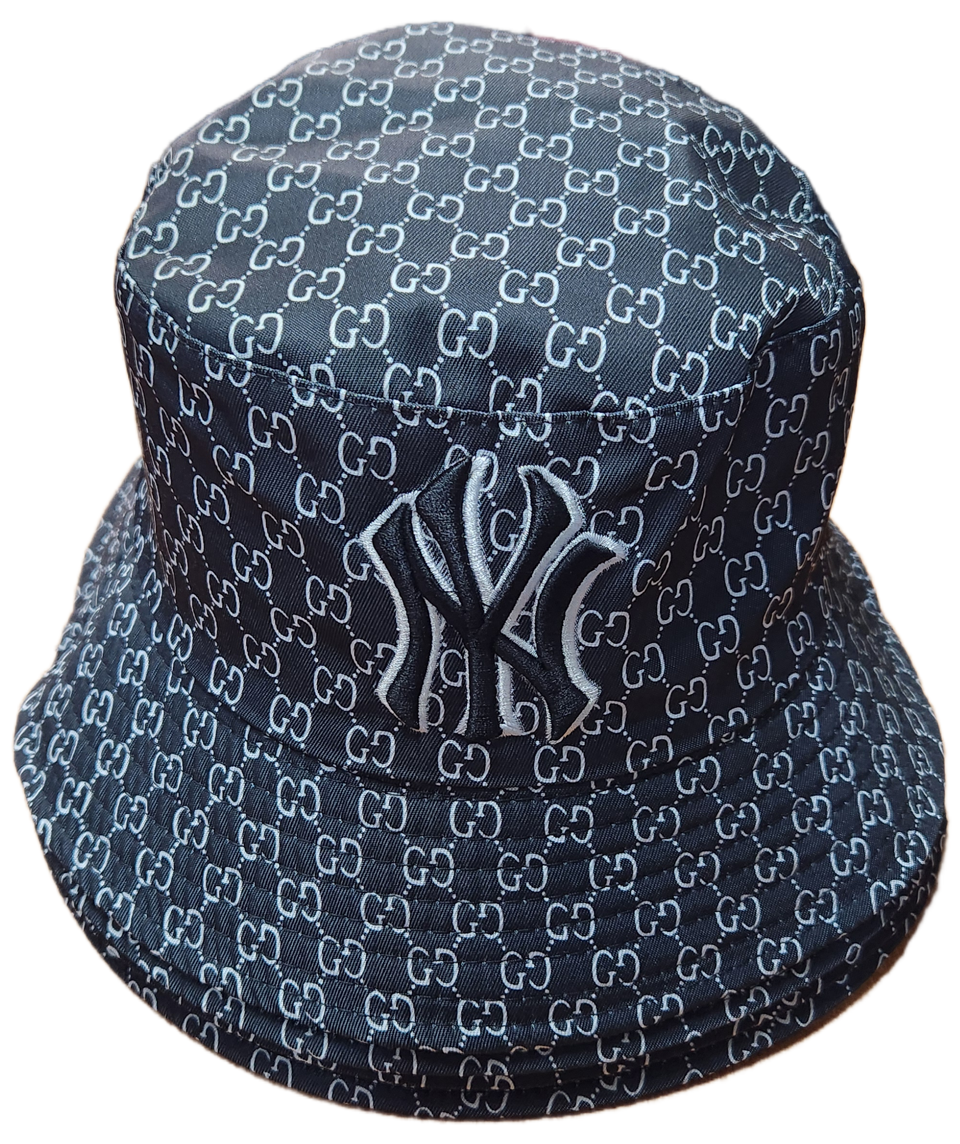 Мъжка шапка Черна NEW YORK 2025г Летен памучен модел двулицева