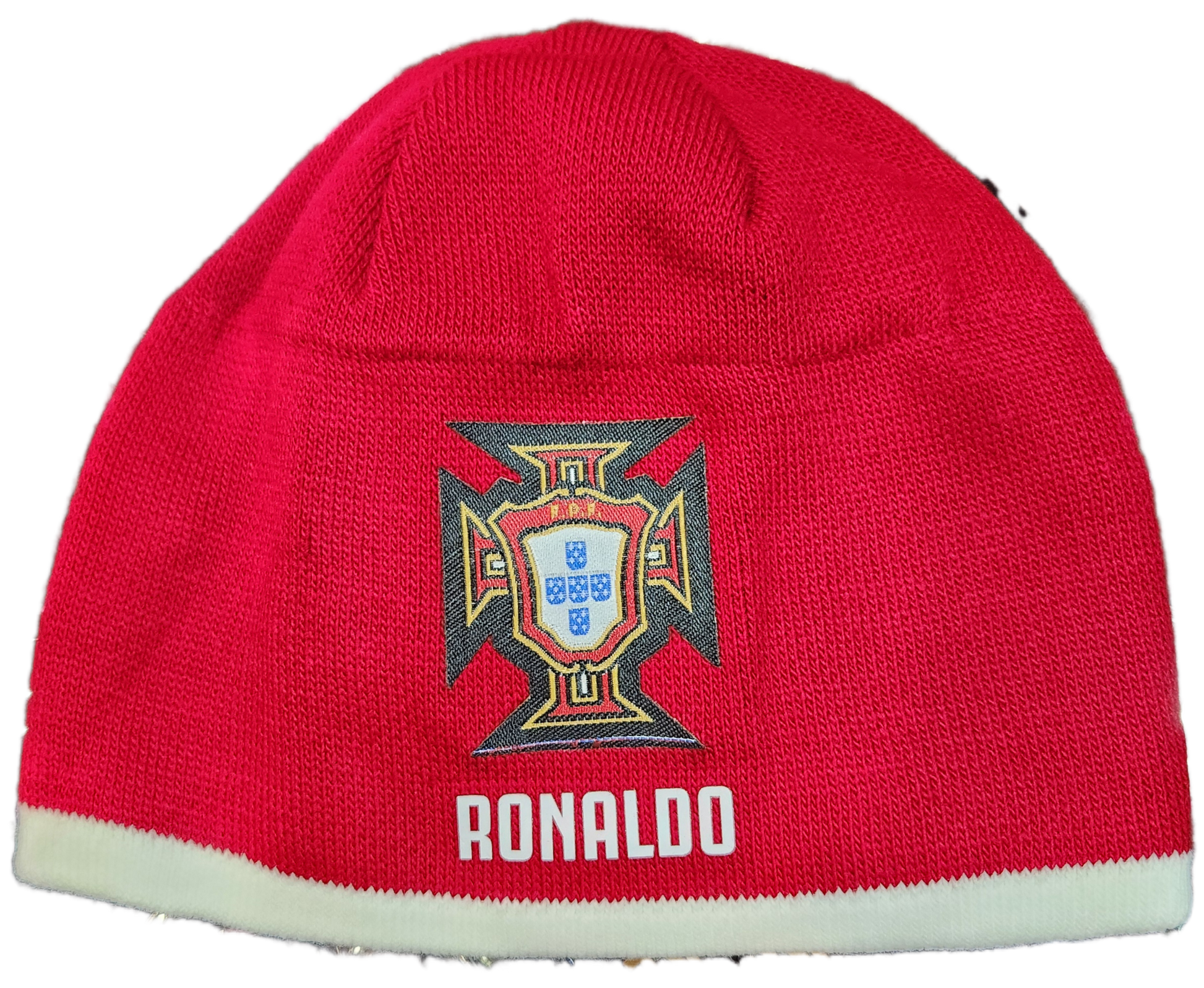 CR7 Роналдо Спортна Зимна Шапка, Футбoлна Португалия Червен Зелен цвят