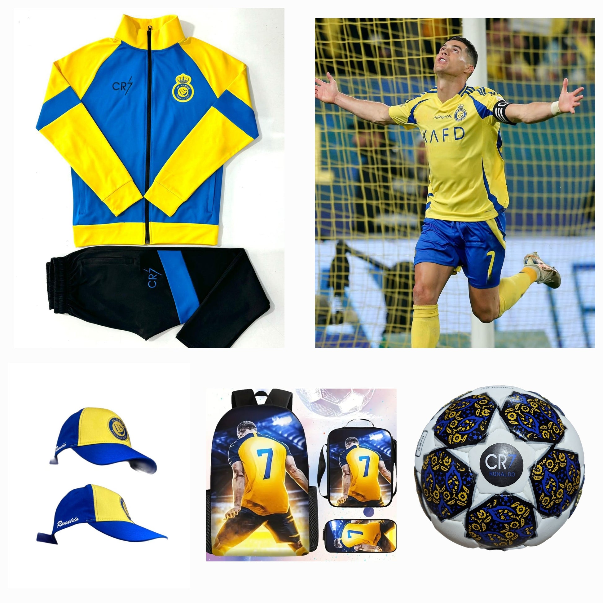 2025 CR7 Детски футболен Екип на Роналдо, за 8г. ТОП СУПЕР Комплект на Промоция