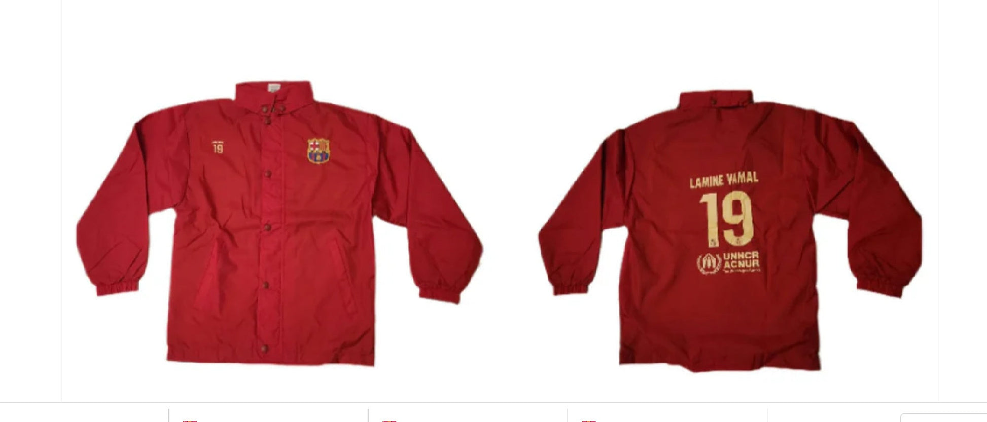 Детска Ветровка на Ламин Ямал 19 Яке Барселона с качулка Роналдо, Мбапе