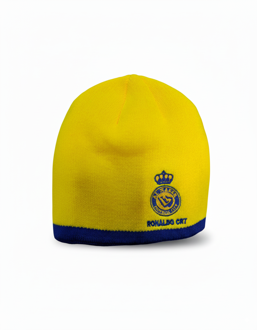 CR7 Спортна шапка Зимна Роналдо 7 сезон 25/26, Жълта RONALDO